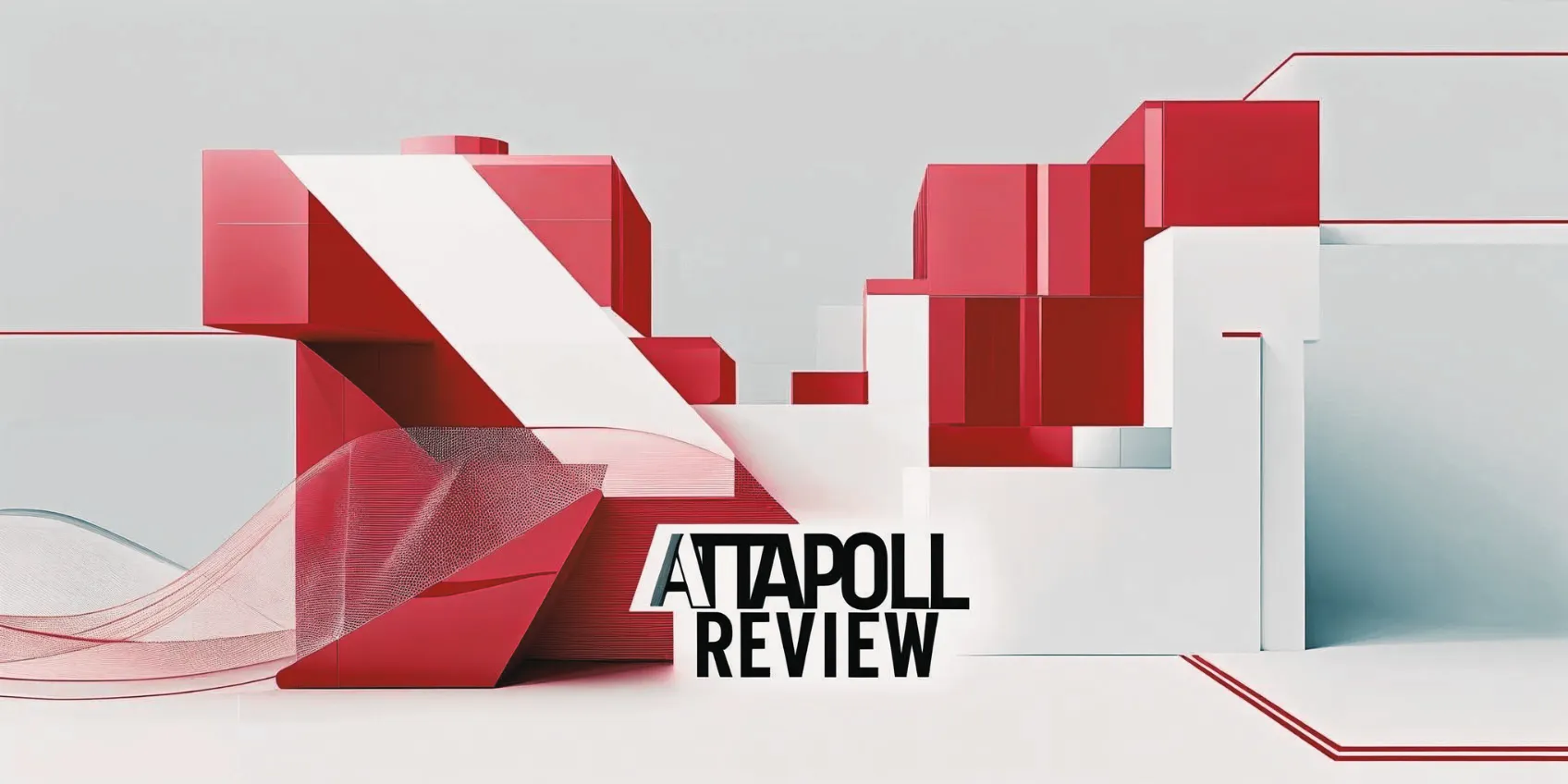 A phone showing the Attapoll app interface with surveys